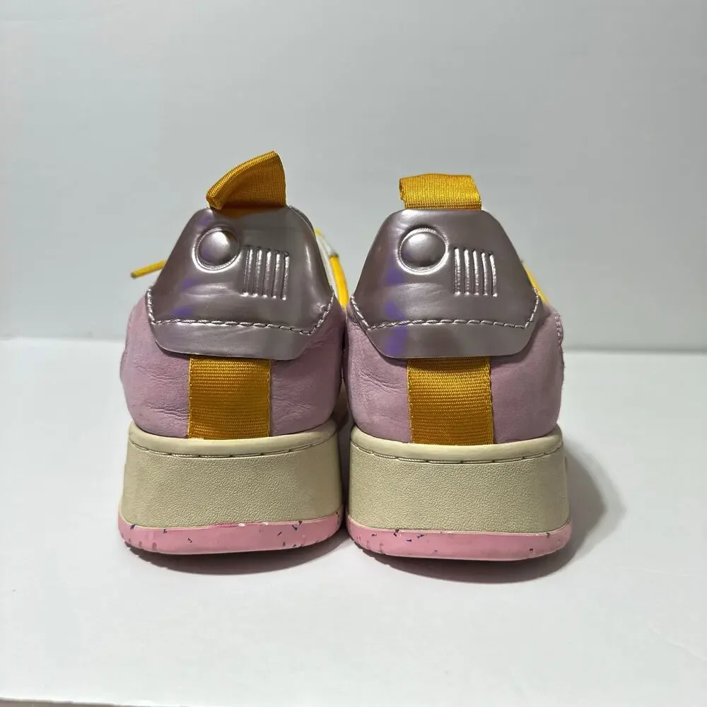 ONCEPT Porto Sneakers White Orchid Pink Leather W Size 11.5 Mod 031 Playoff S24